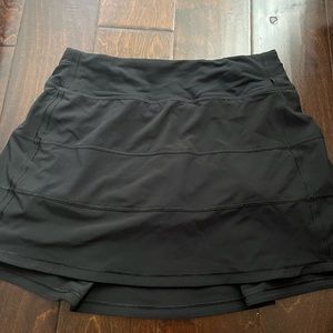 Lululemon Pace Rival Mid-Rise Skirt Long  / Black / Size 4